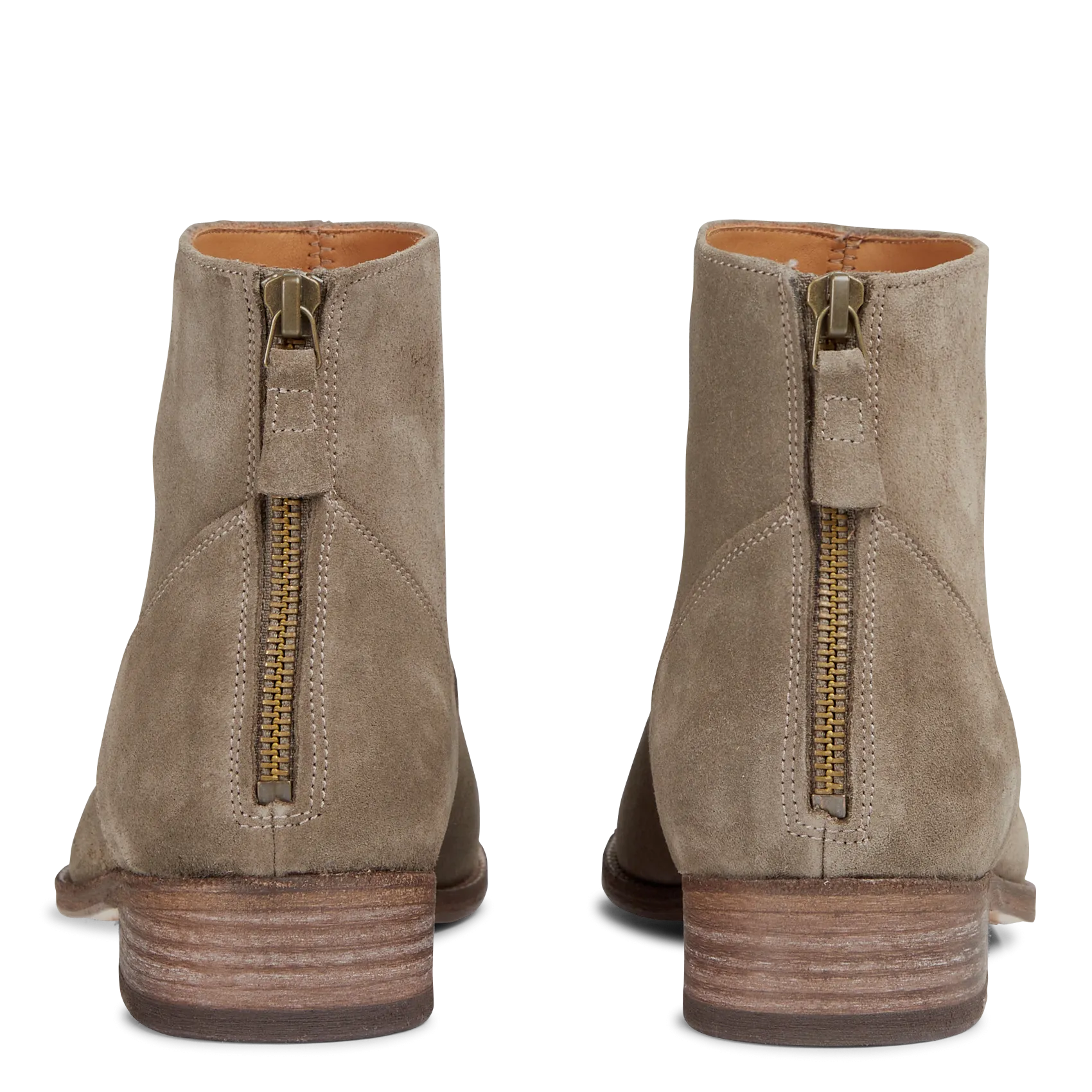  ANTHOLOGY PARIS   Stivali piatti in pelle | Kaki
