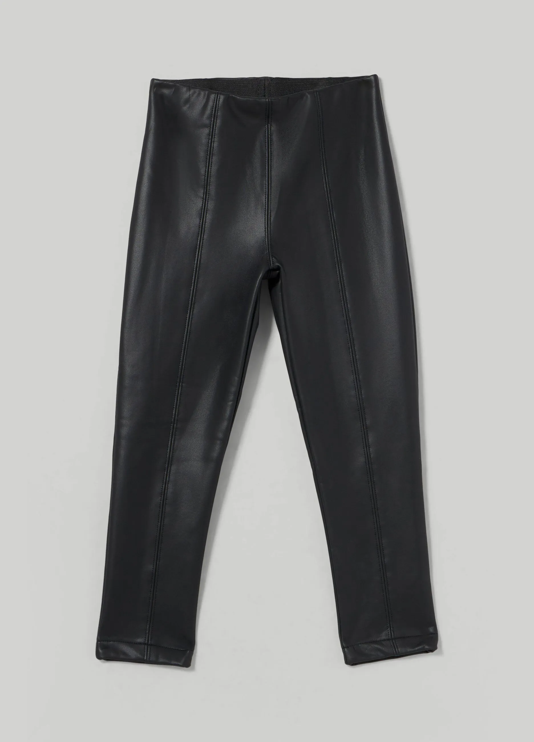 BLUKIDS  Pantaloni in finta pelle bambina