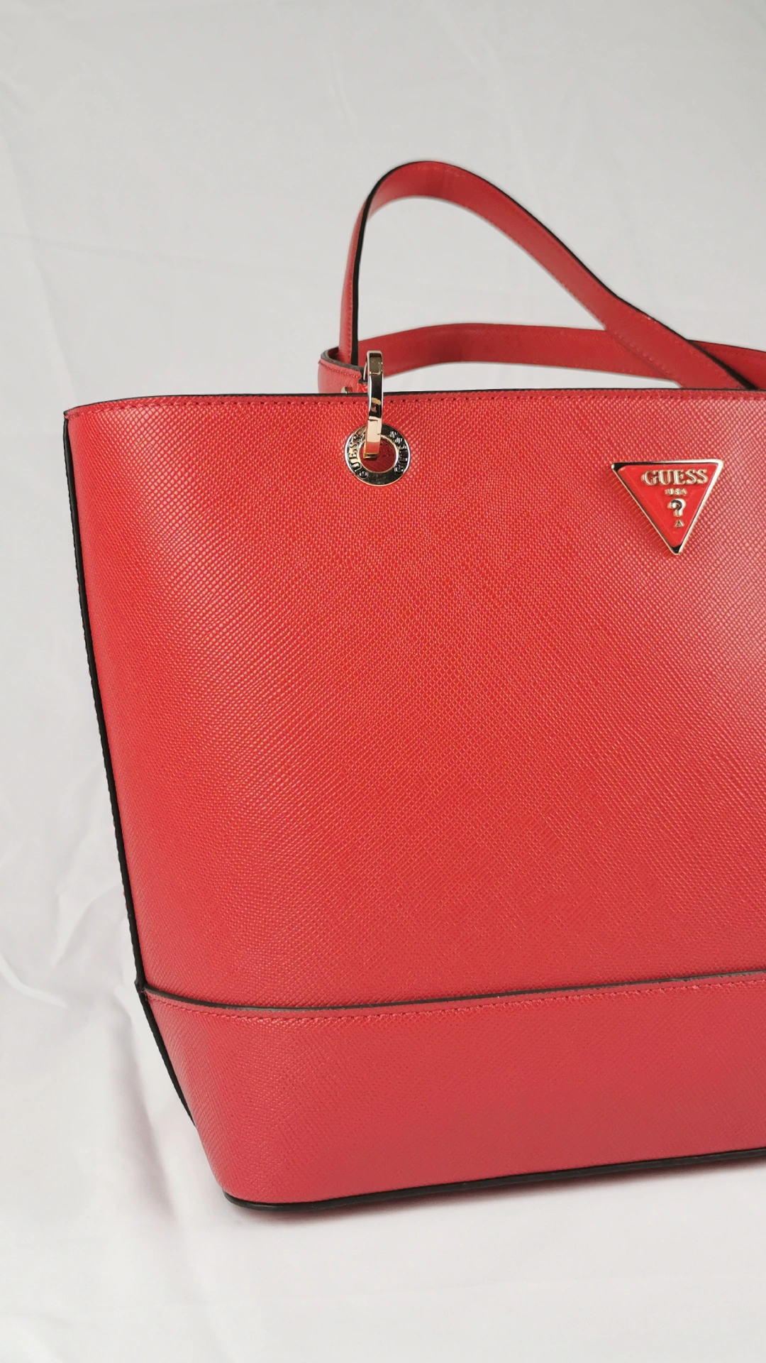 Borsa Guess rossa: totes rigida