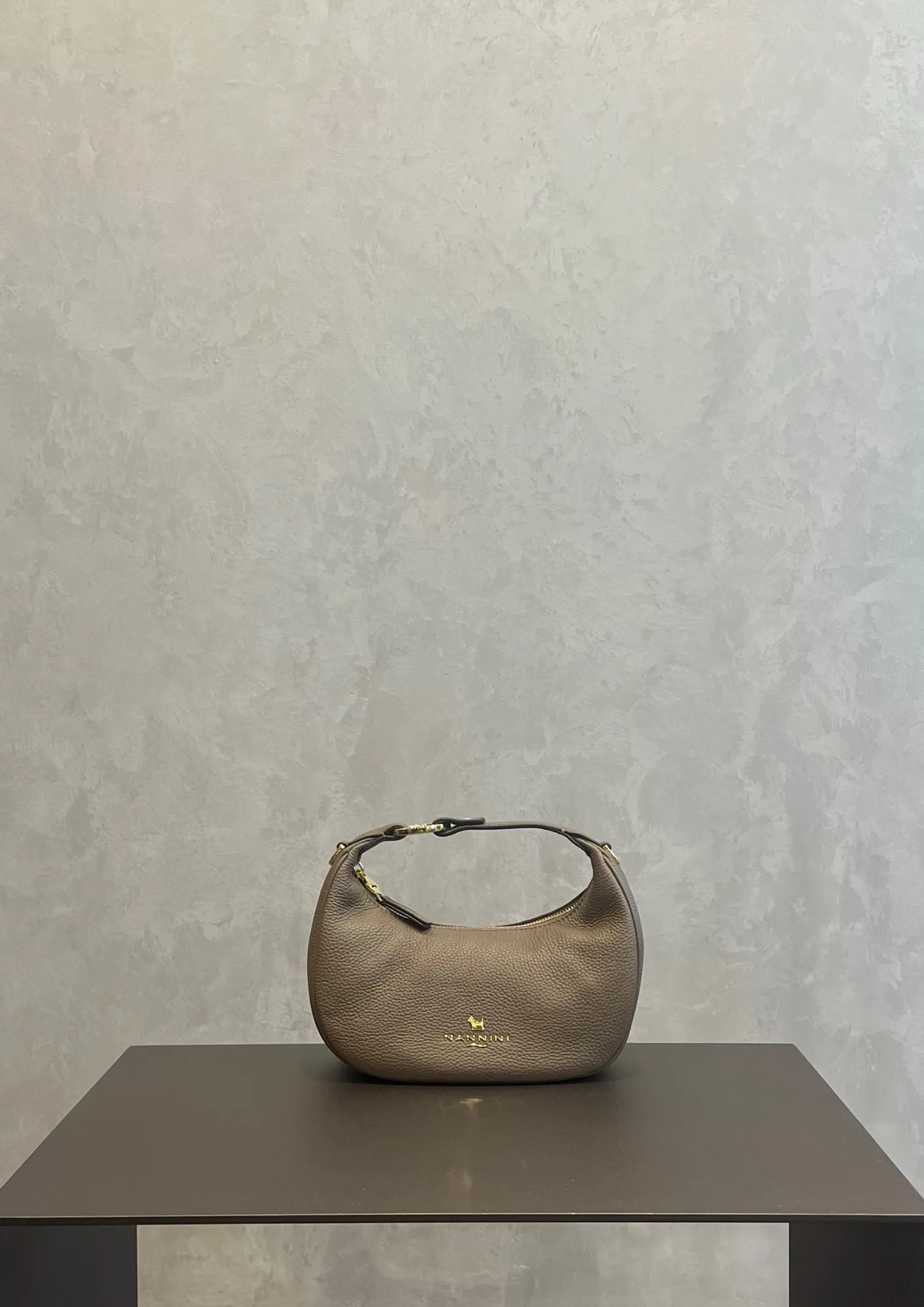 Borsa hobo baby Nannini Keira in pelle