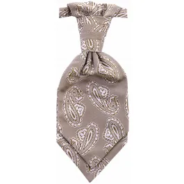 Cravatta Henk ter Horst con motivo paisley Beige