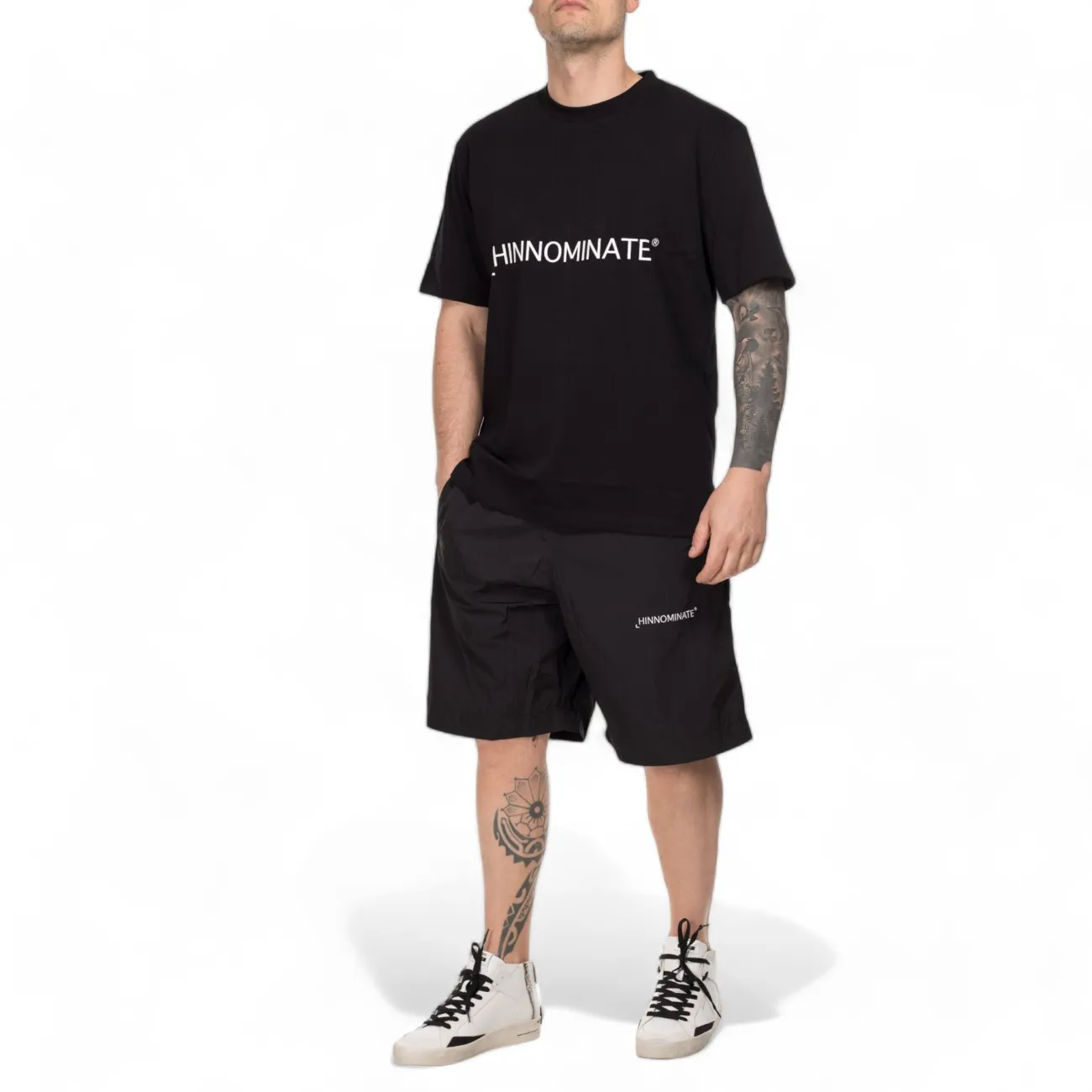 Hinnominate bermuda nylon nero