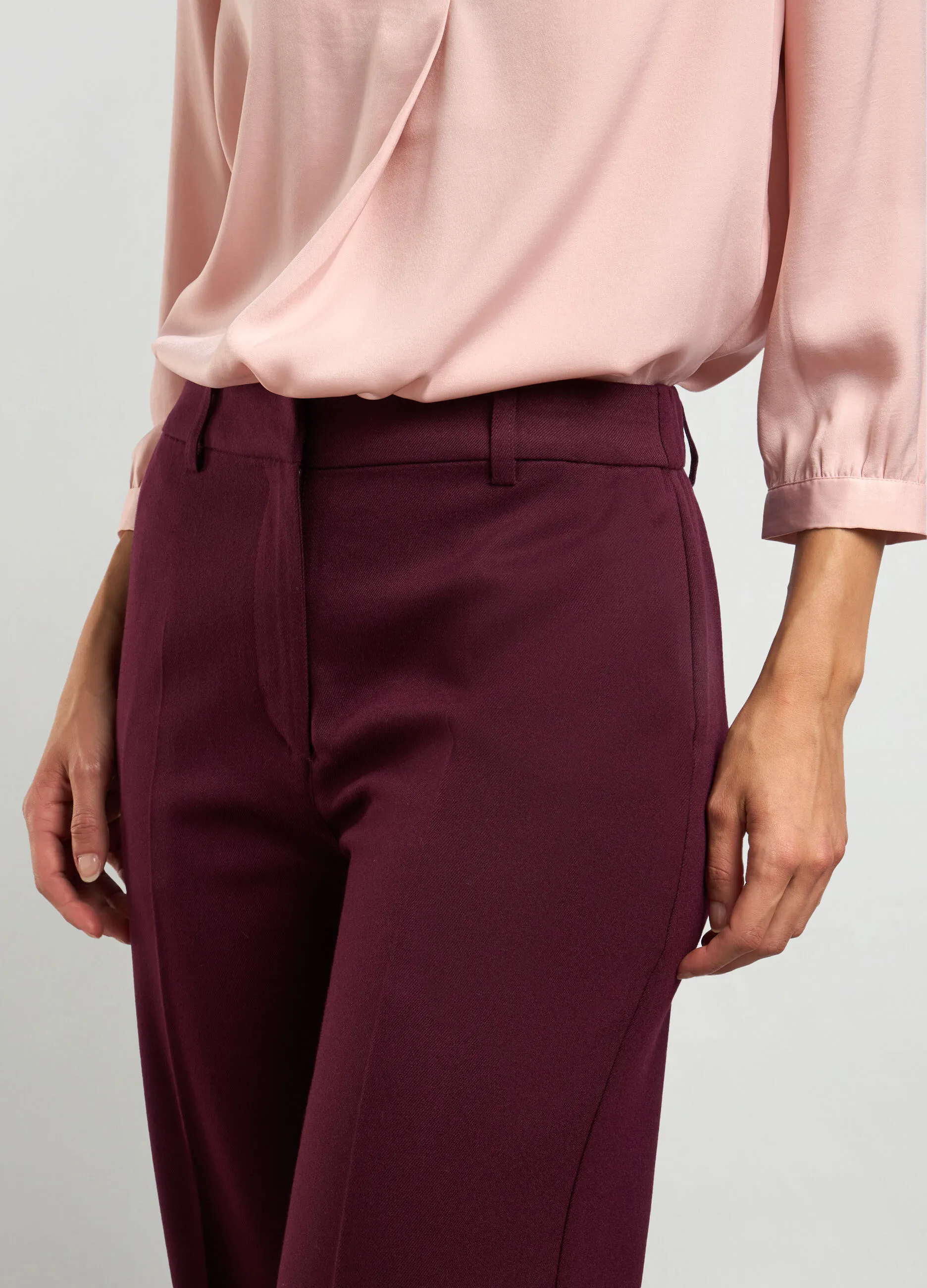 IWIE  Pantaloni in misto viscosa stretch donna