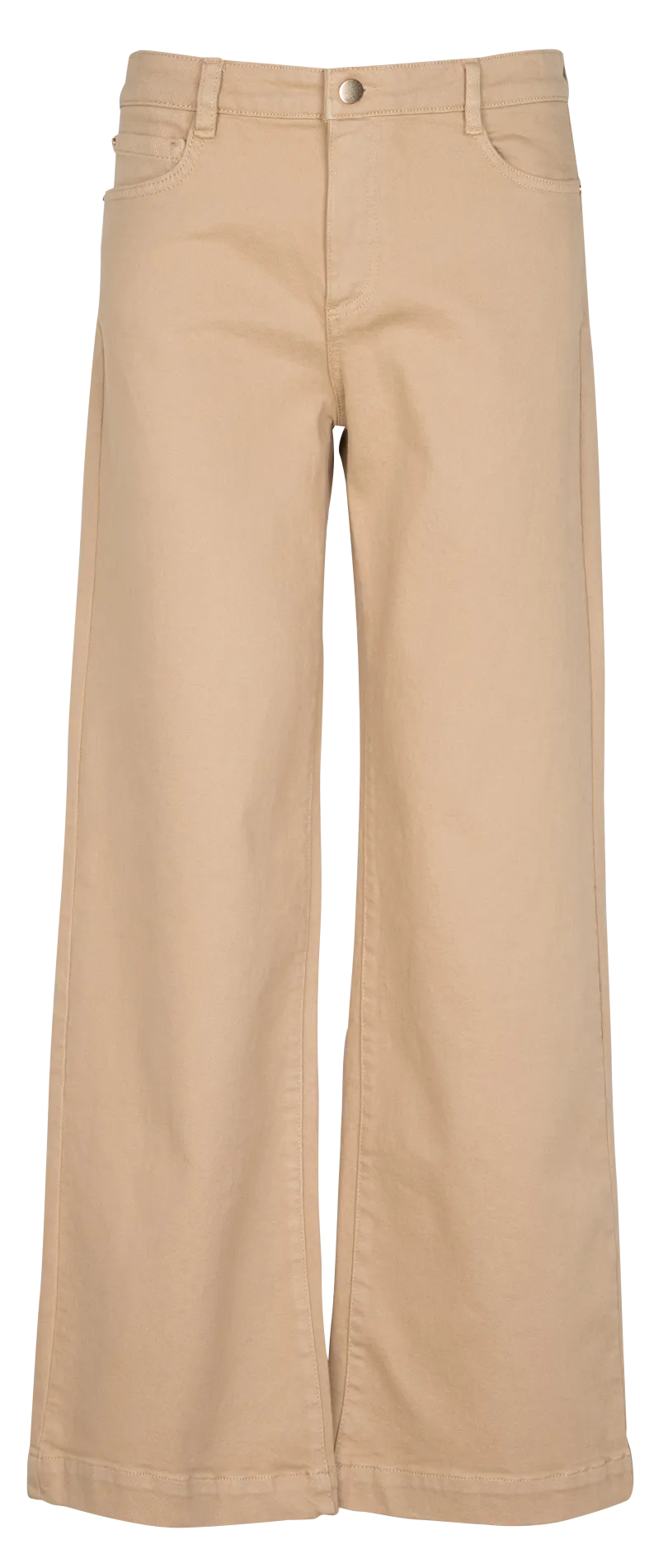  MAISON 123   SANDY - Jeans larghi in cotone stretch | Beige