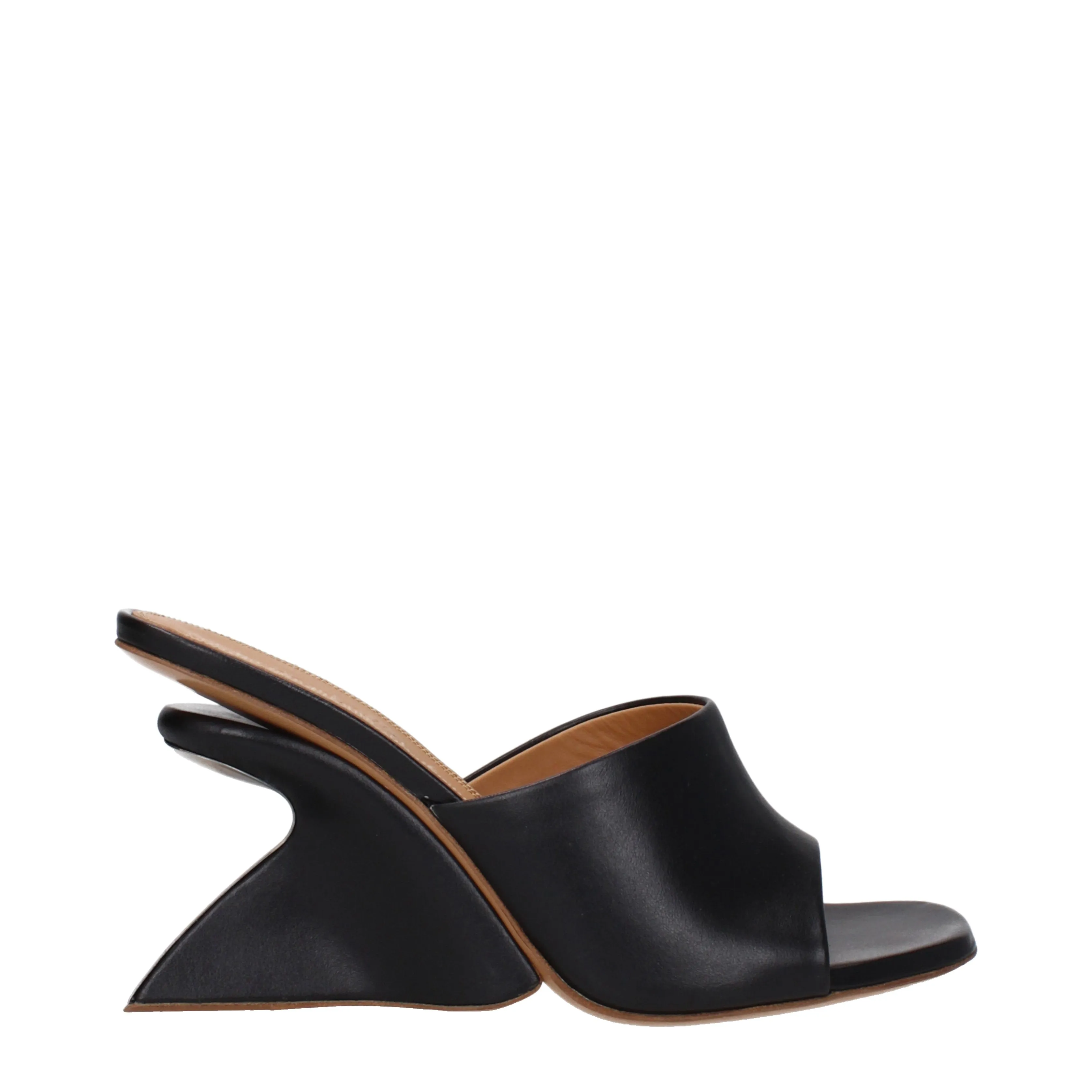 Off-White Sandali Jug Donna Pelle Nero