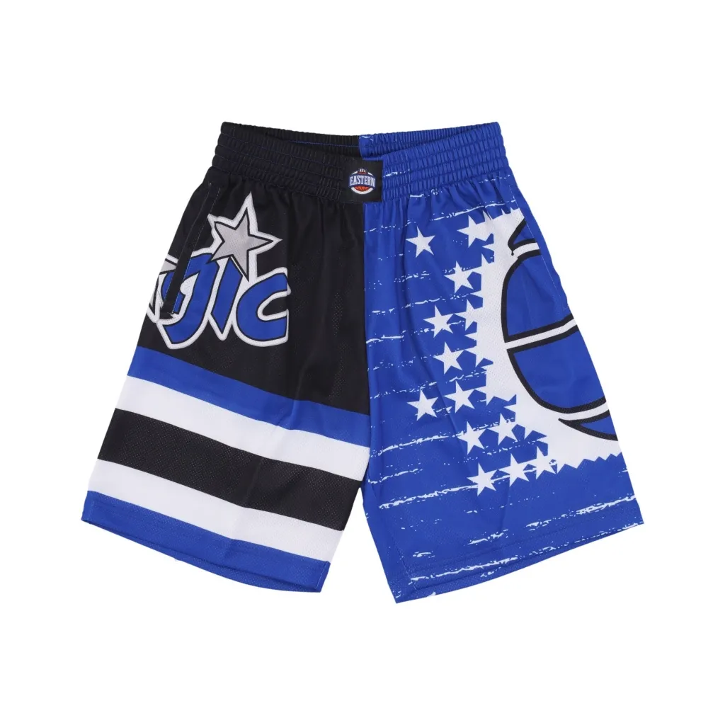pantaloncino tipo basket uomo nba jumbotron 30 shorts orlmag MULTI/WHITE