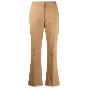 Pantalone Donna in cotone e linea a trombetta