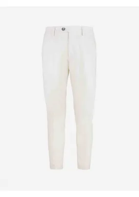 PANTALONE MICROFLANELLA BIANCO