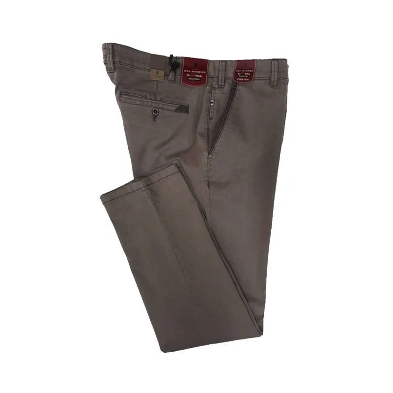 Pantalone Sea Barrier tasca chinos stretch invernale moro tevere