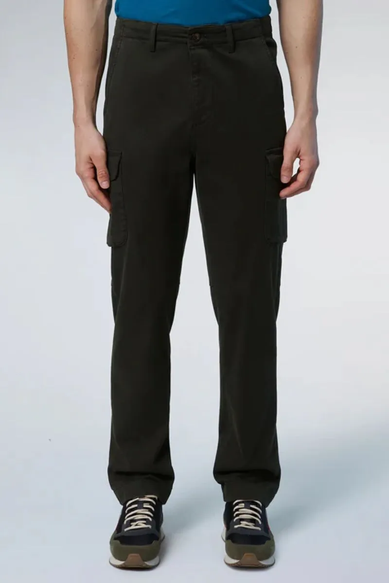 Pantaloni America in gabardina uomo Verde