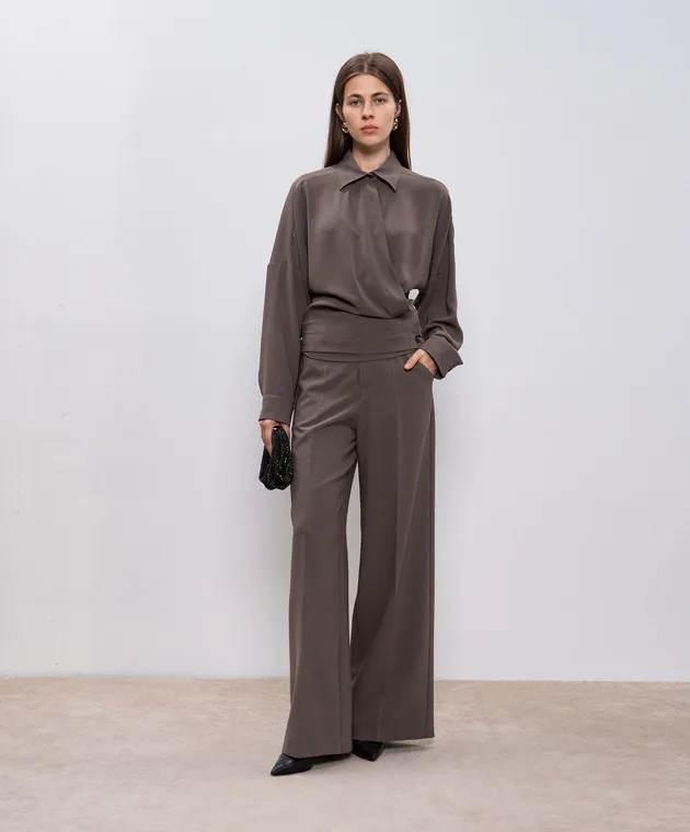 Philosophy di Lorenzo Serafini Pantaloni in colore kaki A03095719