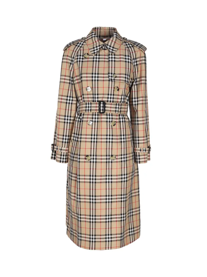TRENCH IN GABARDINE RICAMATO