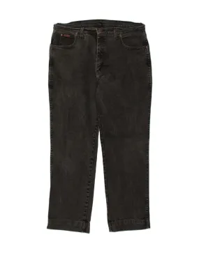 WRANGLER Mens Texas Straight Jeans W38 L30 Black