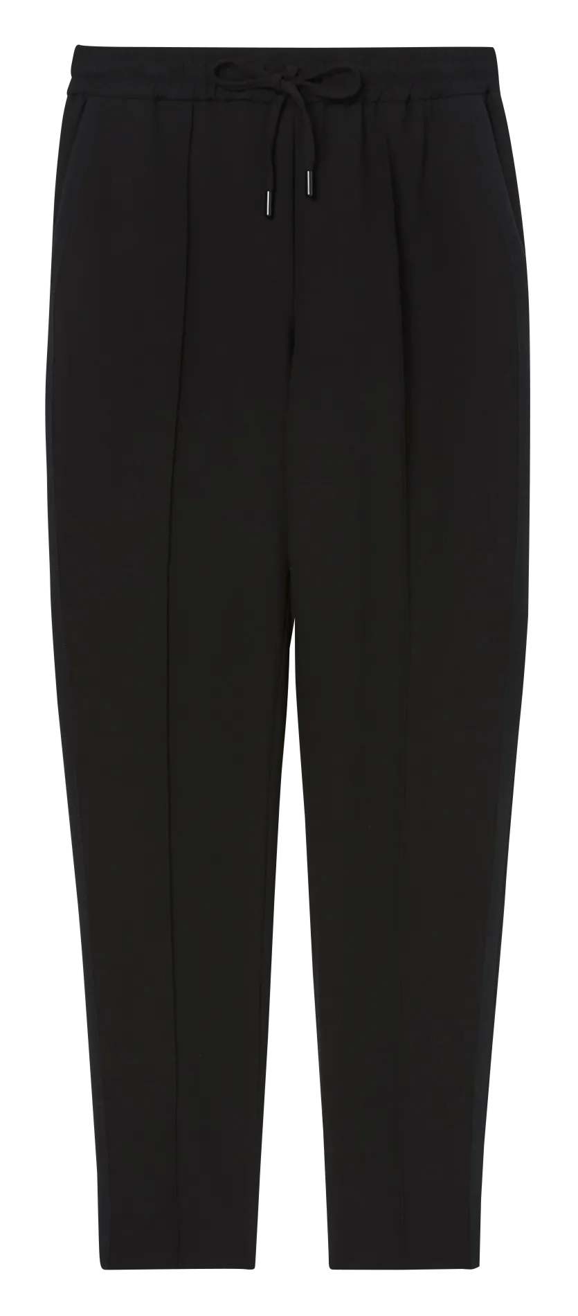  ZAPA   PIEL - Pantaloni dritti a vita alta | Nero